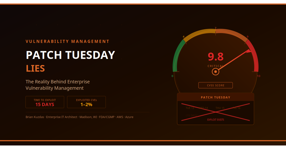 Patch Tuesday Lies: The Real Story Behind Enterprise Vulnerability Management